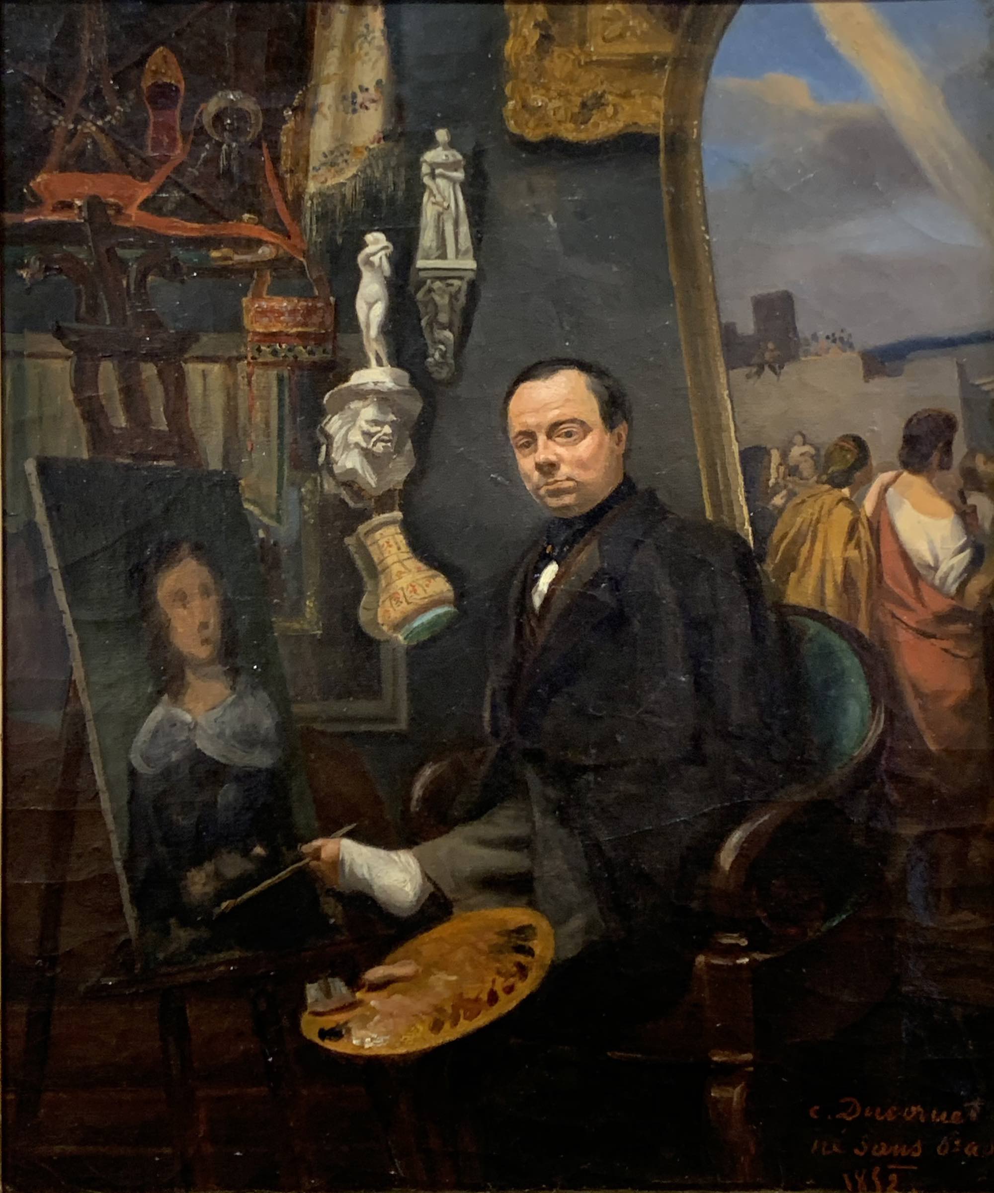 Louis Joseph César Ducornet’s famous self-portrait