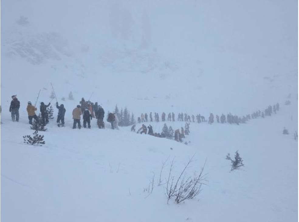 "Over 100 individuals from Palisades Tahoe assisted in the search for two avalanche victims on January 10th