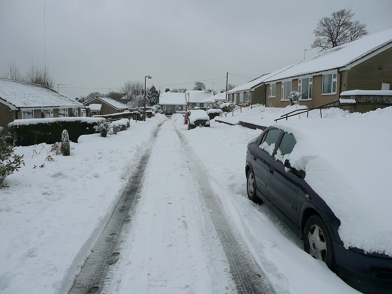 Snow covered landscape